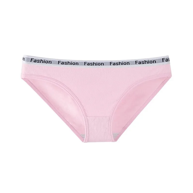 1 Pcs Cotton Elastic Waist Soft Briefs / Sports Underwear for Women - SF0697