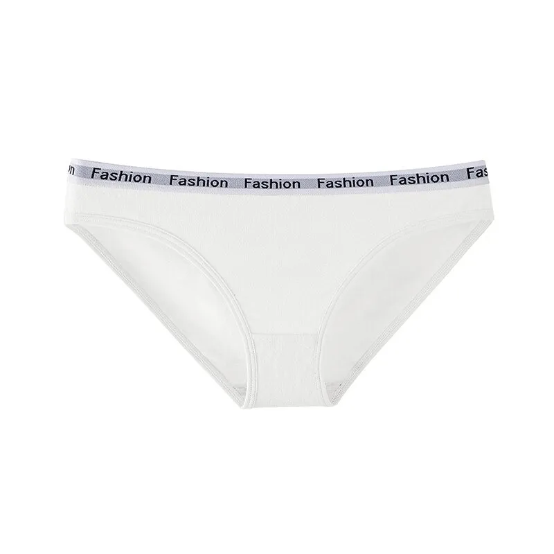 1 Pcs Cotton Elastic Waist Soft Briefs / Sports Underwear for Women - SF0697