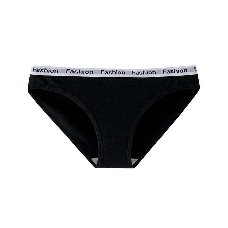 1 Pcs Cotton Elastic Waist Soft Briefs / Sports Underwear for Women - SF0697