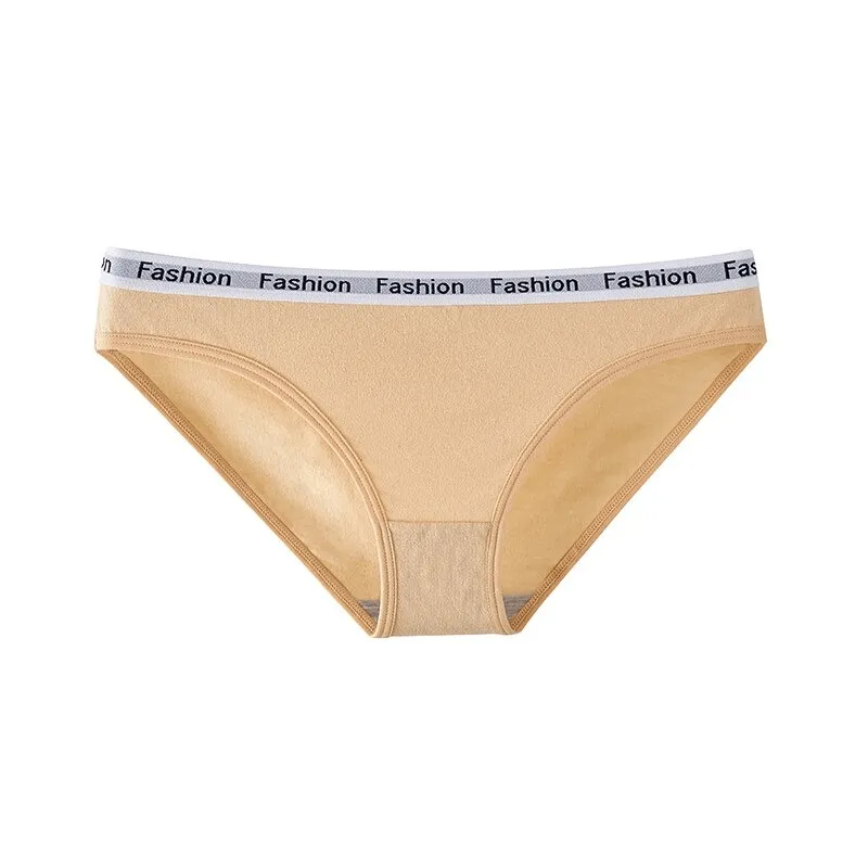 1 Pcs Cotton Elastic Waist Soft Briefs / Sports Underwear for Women - SF0697