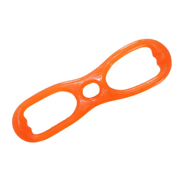 1PCS Silicone Yoga Drawstring Chest Expander Silicone Fitness Elastic Drawcord 8 slimming for weight loss