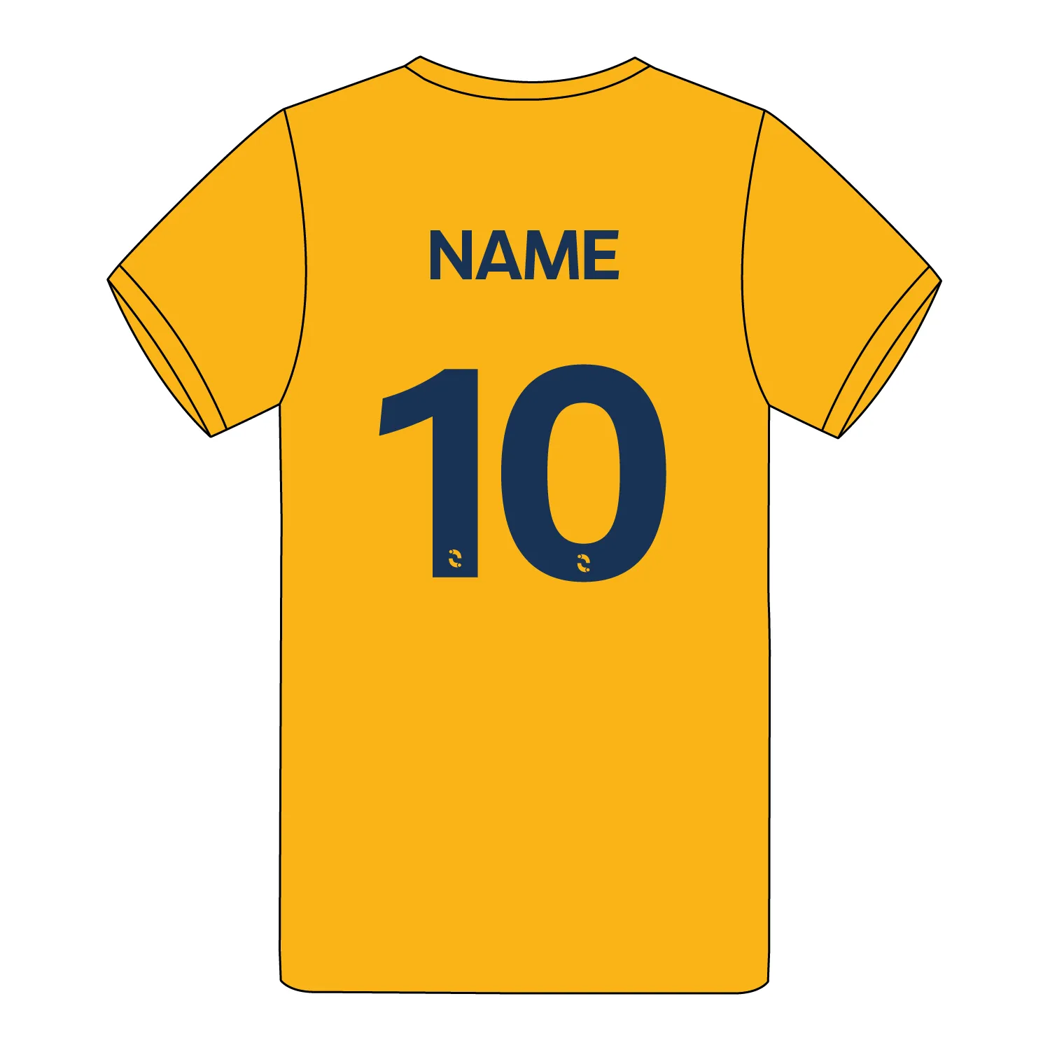 ACS Egham Women's Tech T-Shirt - Gold