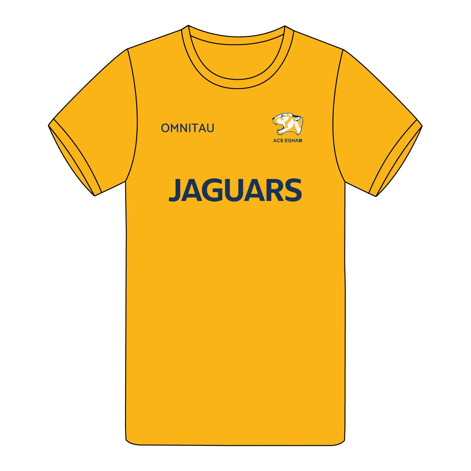 ACS Egham Women's Tech T-Shirt - Gold