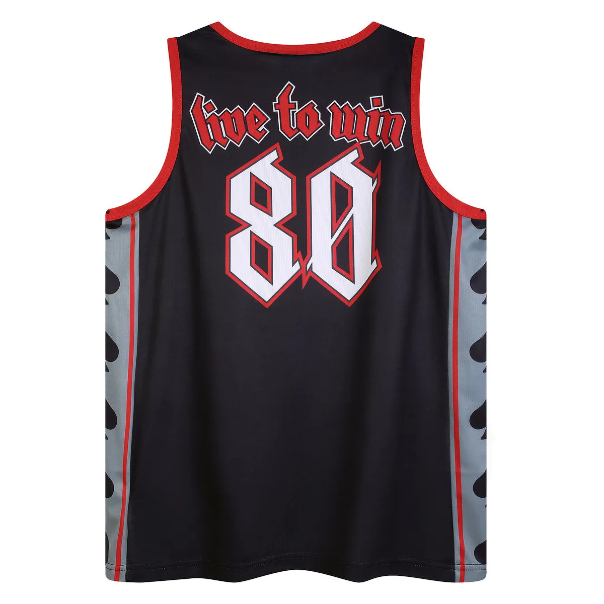 Amplified Mens Live To Win Motorhead Basketball Jersey