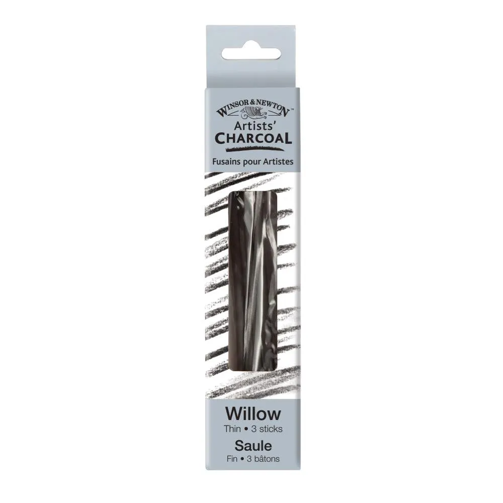Artists' Willow Charcoal - Thin 3 Sticks