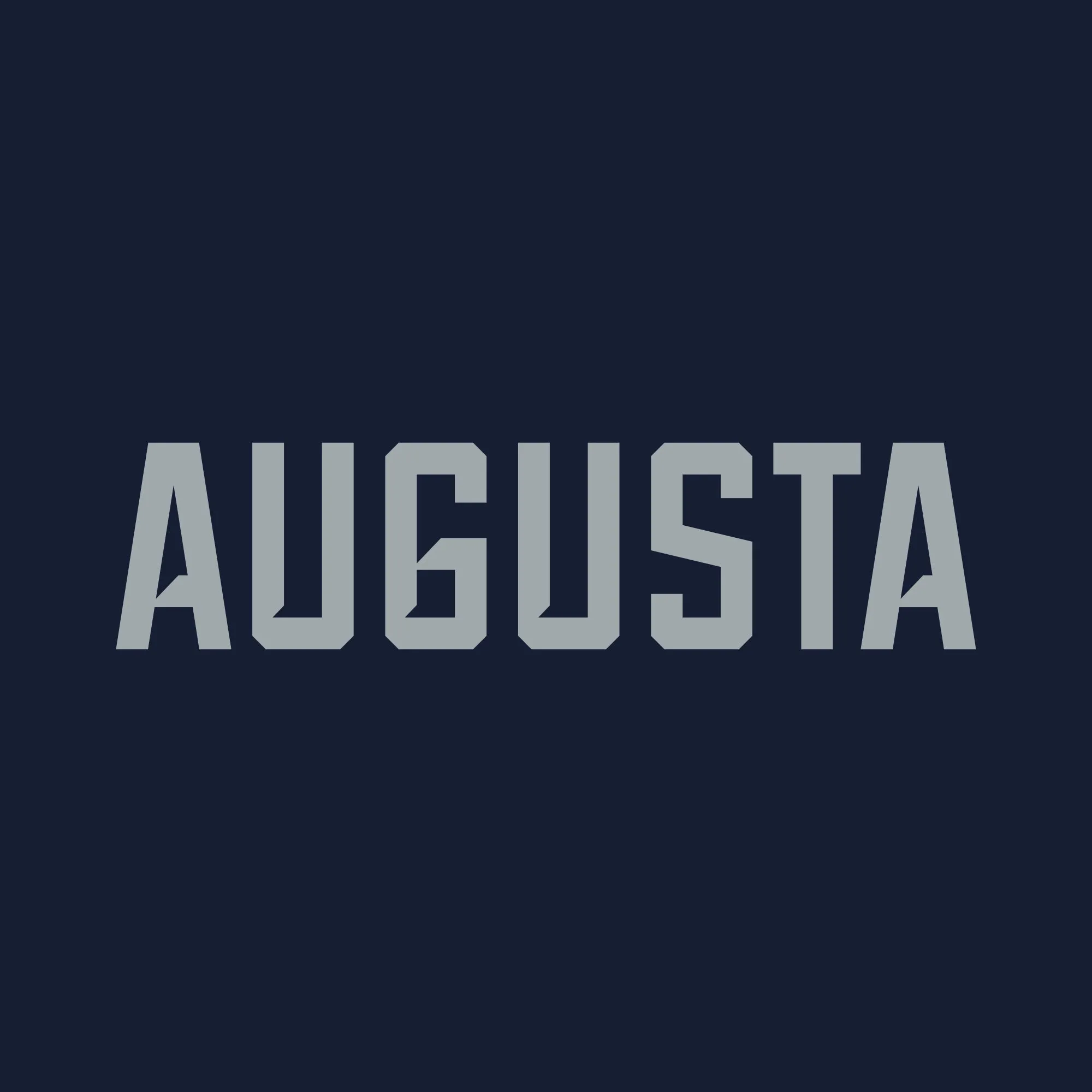 Augusta University Basic Block Crewneck - Navy