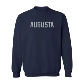 Augusta University Basic Block Crewneck - Navy