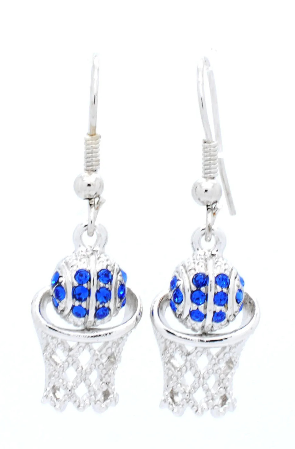 Basketball Hoop DANGLE Earrings