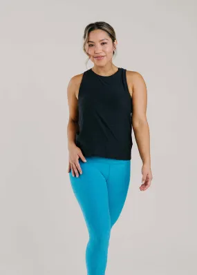 Beyond Yoga Featherweight ReBalance Tank - Darkest Night