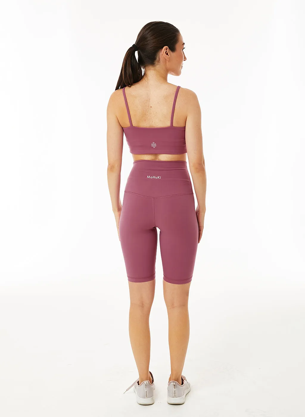 Billie Biker High Waist Short - Prune Red