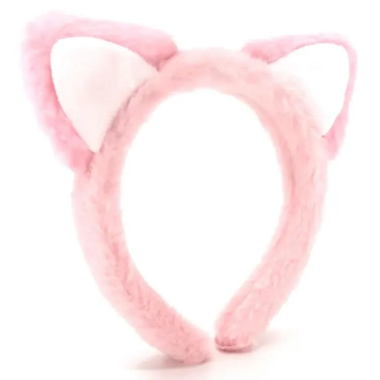 Cat Ear Headband, spa, soft and light weight, facial headband, fashion hair accessory.