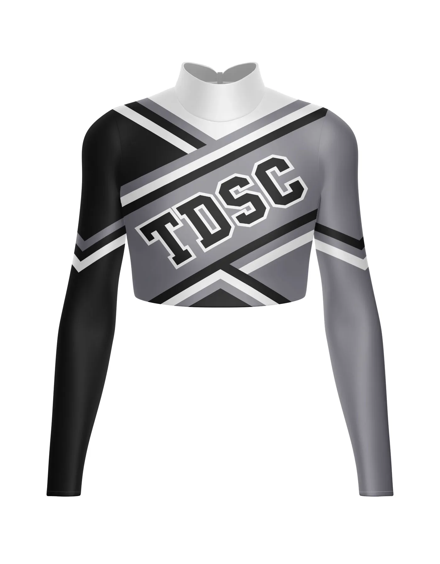 Cheer Leader LS Crop Top
