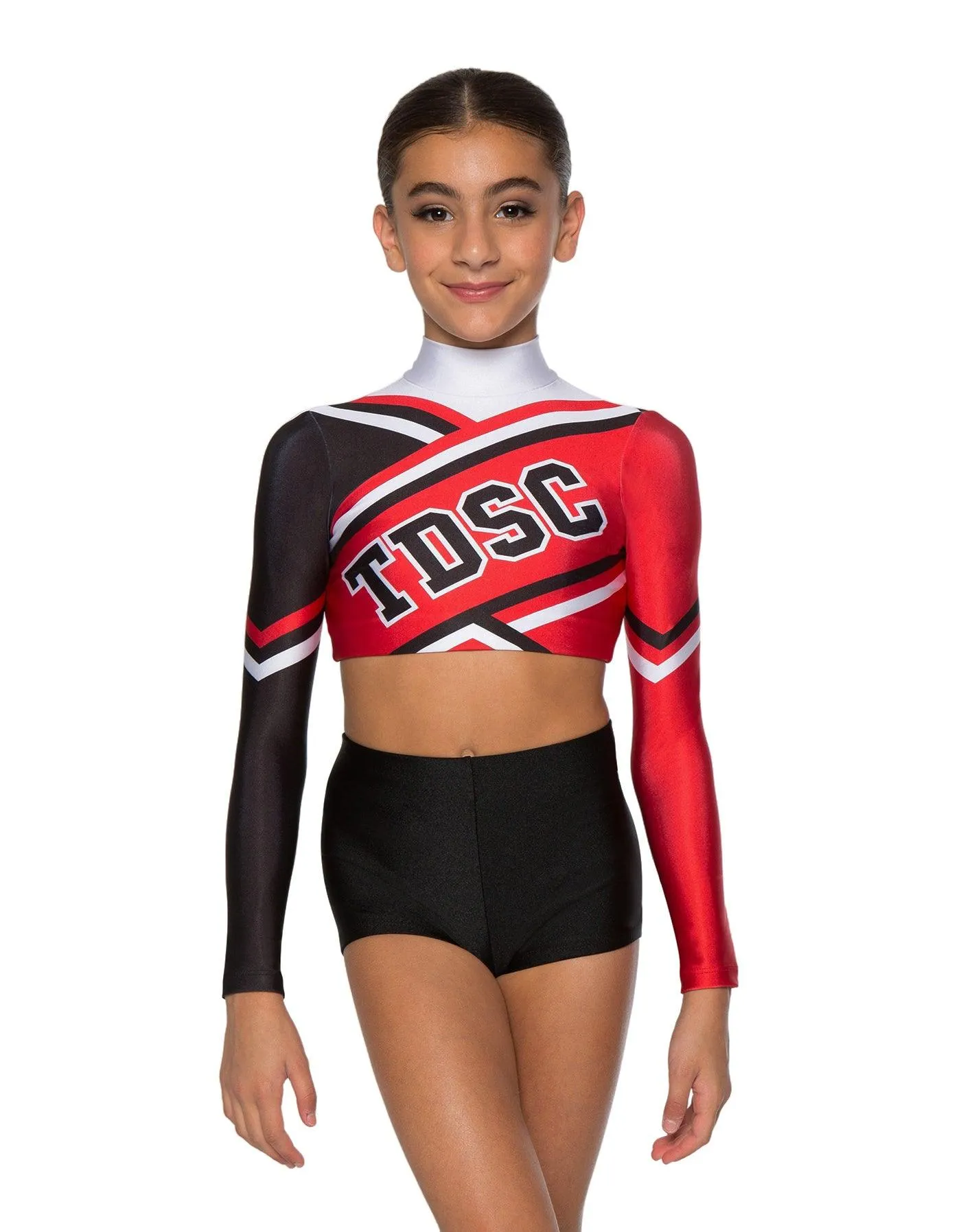 Cheer Leader LS Crop Top