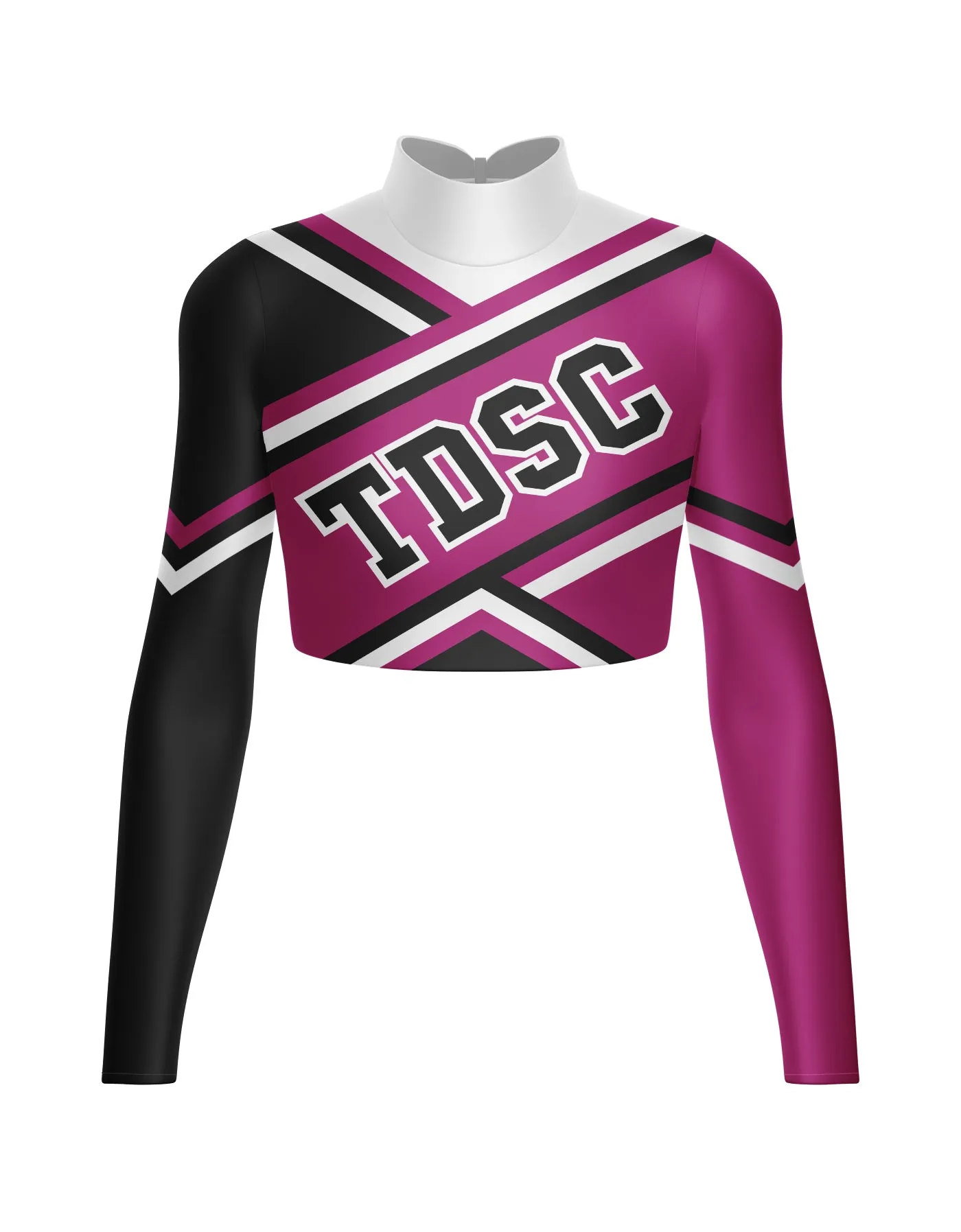 Cheer Leader LS Crop Top