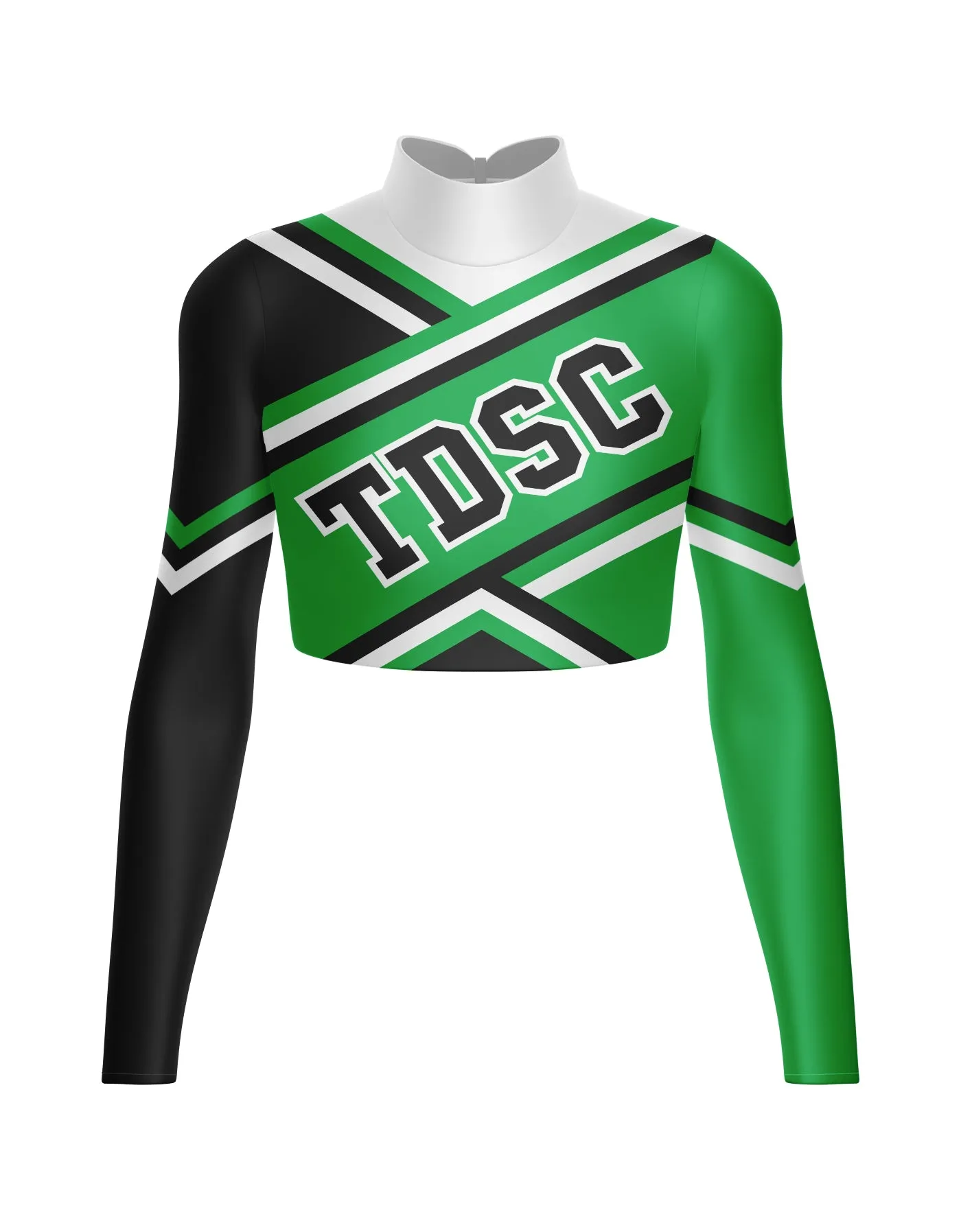 Cheer Leader LS Crop Top