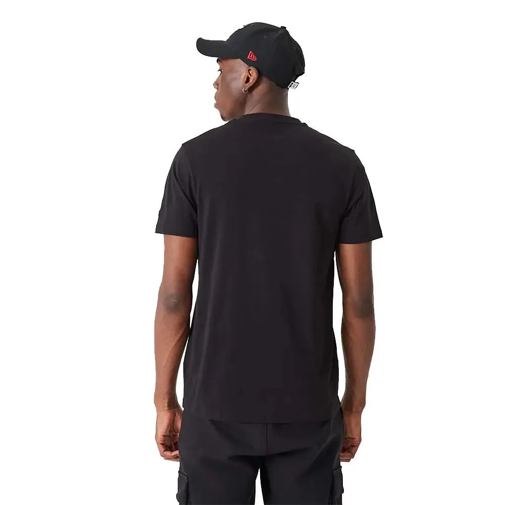 Chicago Bulls Nba Script Black T-Shirt
