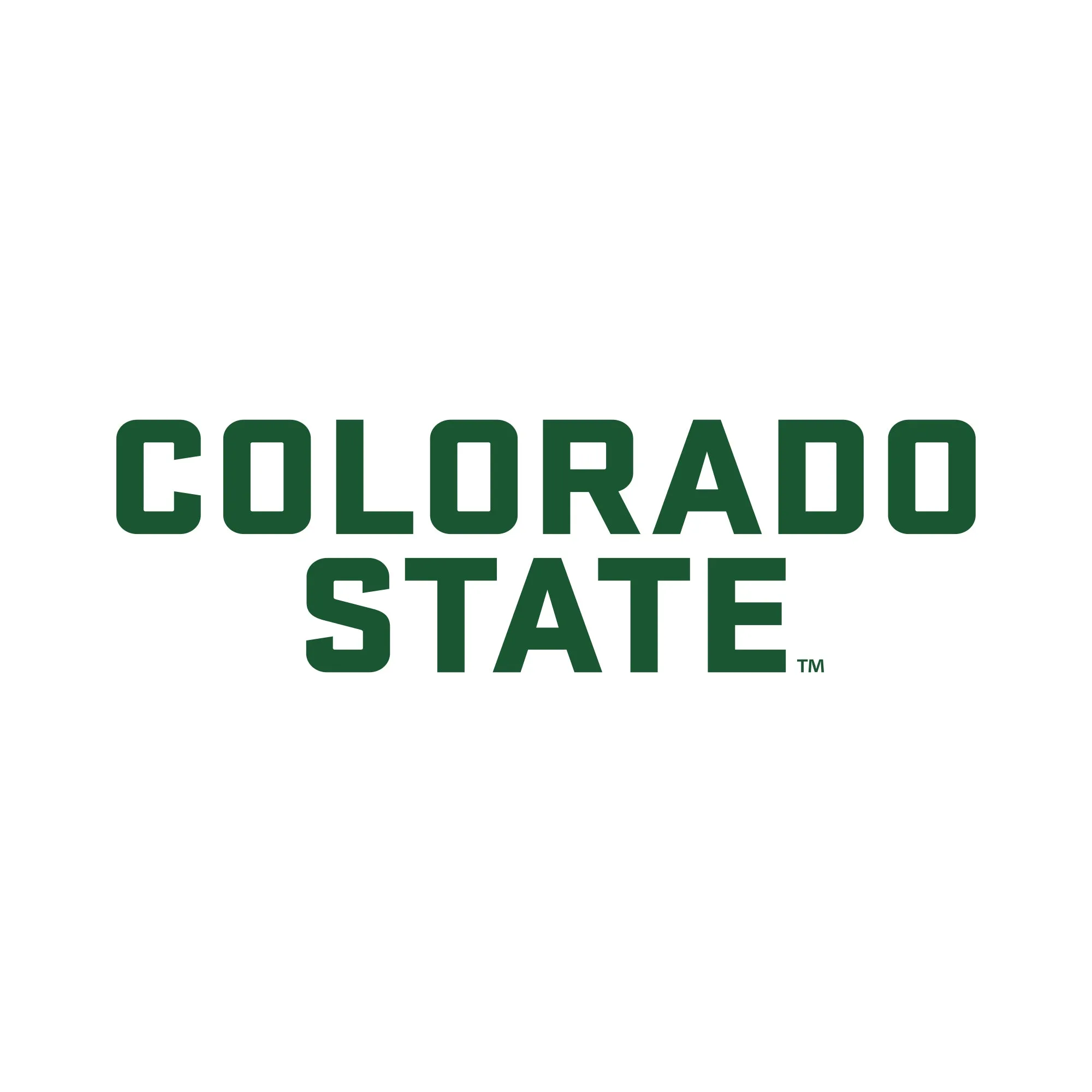 Colorado State Basic Block Creeper - White