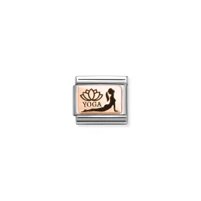 Composable Classic Yoga Cobra Pose Link - Rose Gold - 430111/32