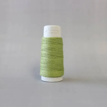 Cosmo Hidamari Sashiko Solid Thread 30 Meters Green Tea # 88-015
