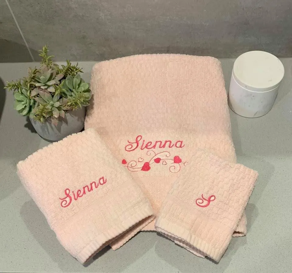 Embroidered Towel Sets