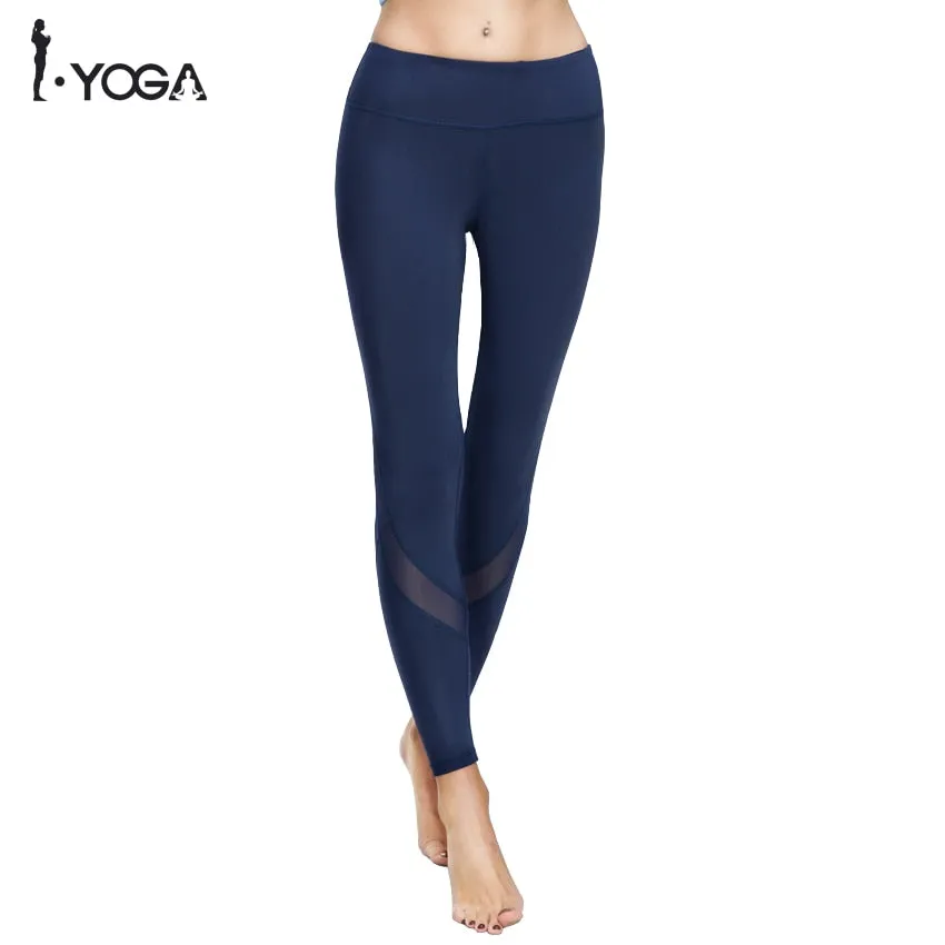 Fitness Yoga Sports Leggings For Women Sports Tight Mesh Yoga Leggings Yoga Pants Women Running Pants Tights for Women K9-002