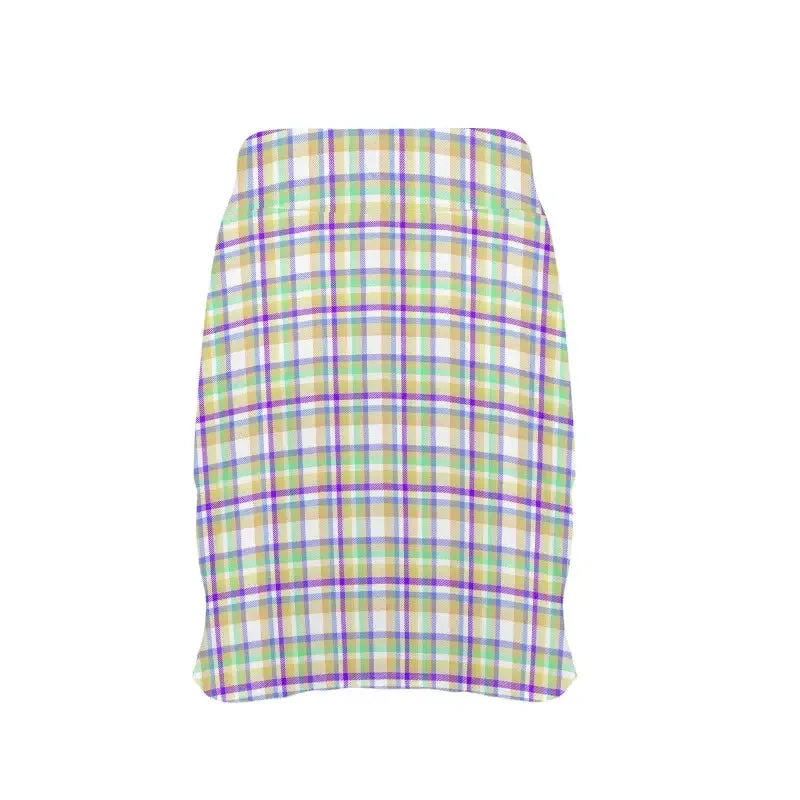 Get Your Groove On with This Pastel Plaid Athletic Skirt