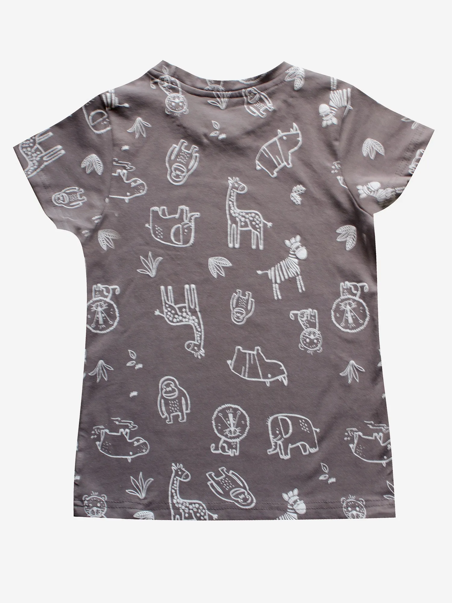 Girls Half Sleeve Tee & Hot Shorts with Back pocket Set