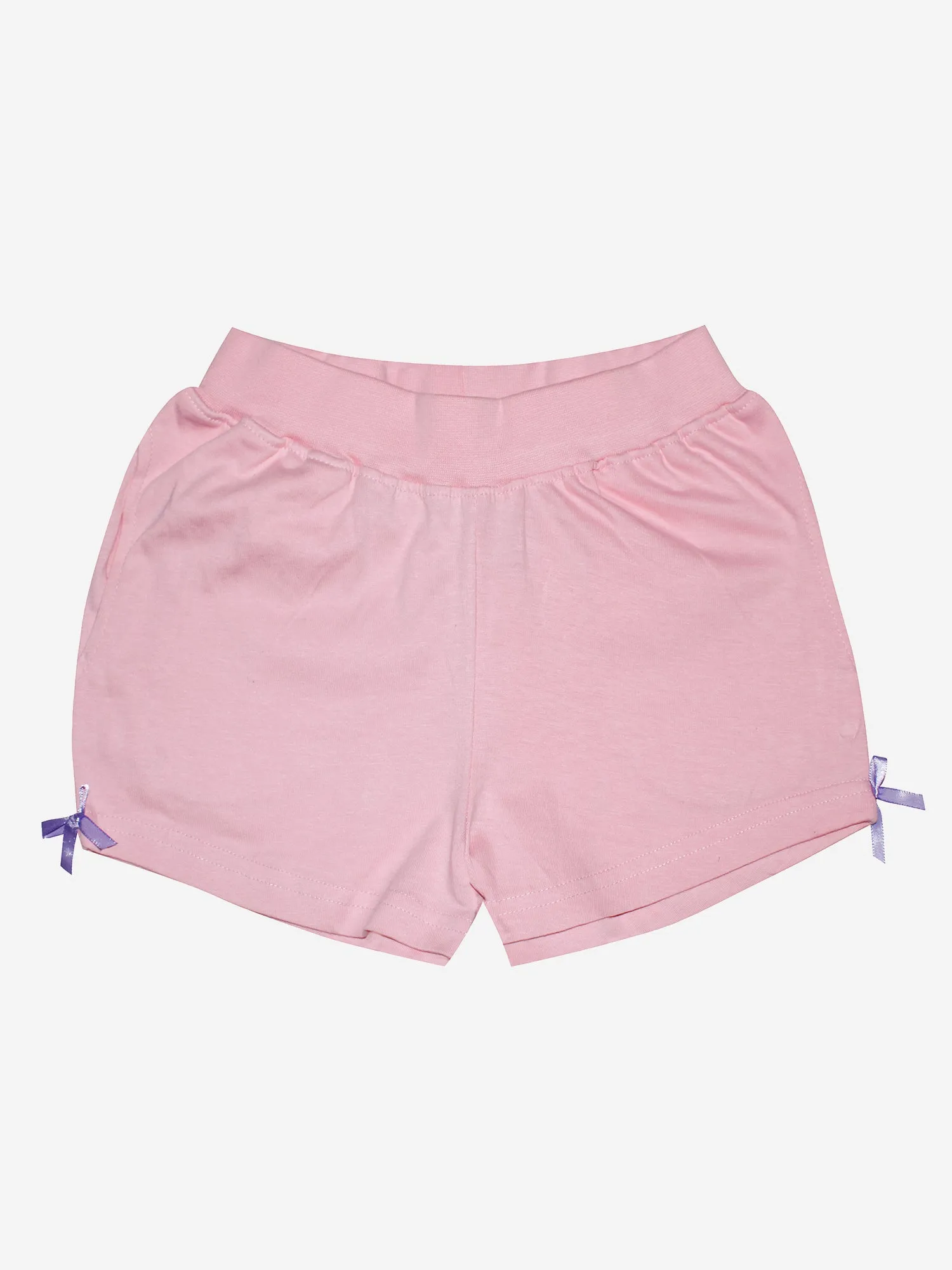 Girls Half Sleeve Tee & Hot Shorts with Back pocket Set