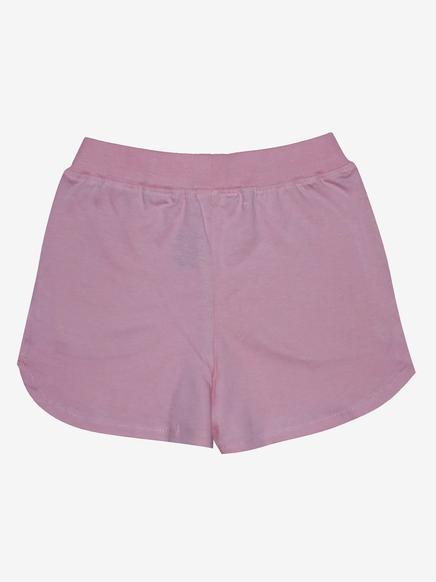 Girls Half Sleeve Tee & Hot Shorts with Back pocket Set