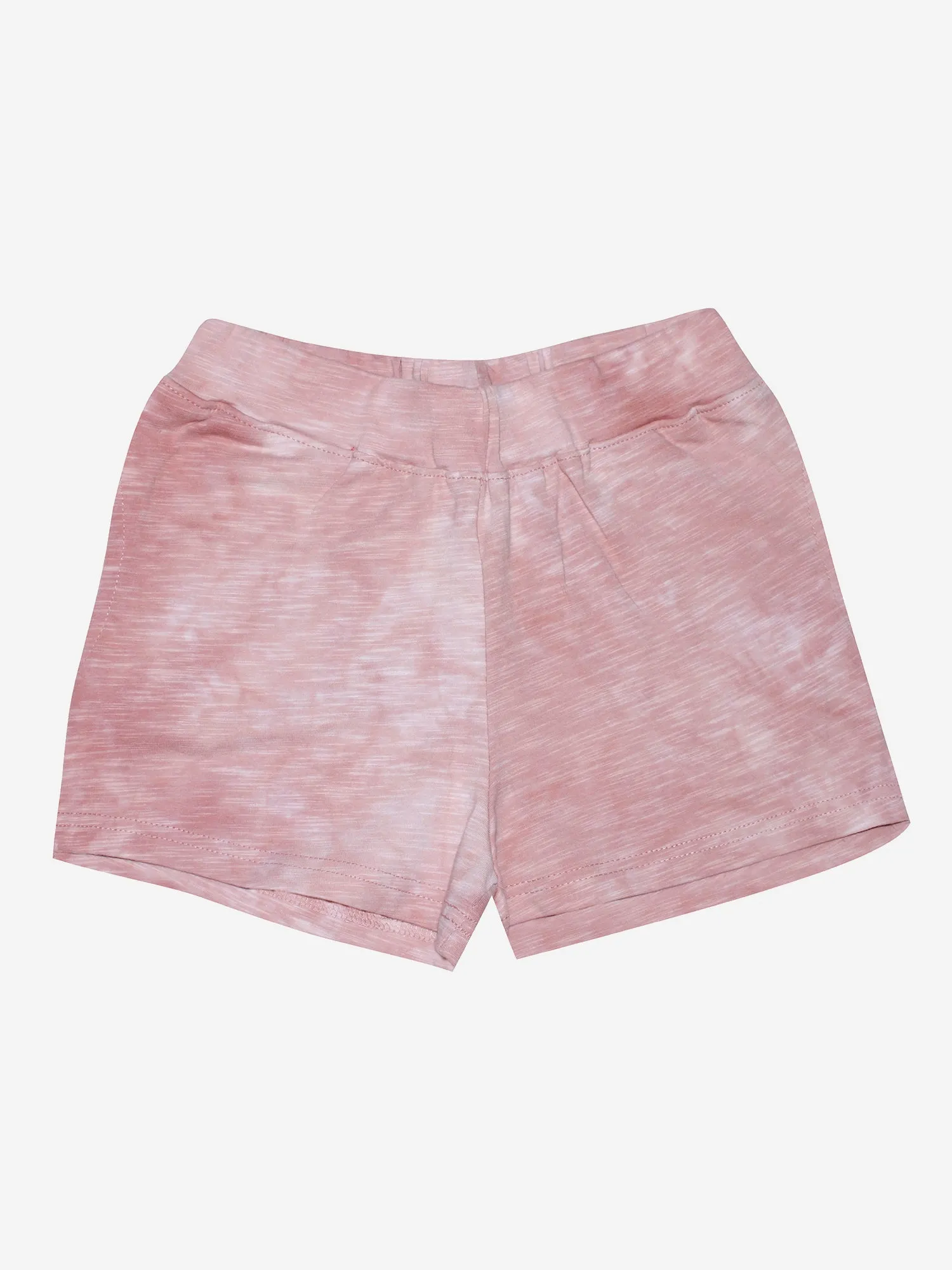 Girls Half Sleeve Tee & Hot Shorts with Back pocket Set