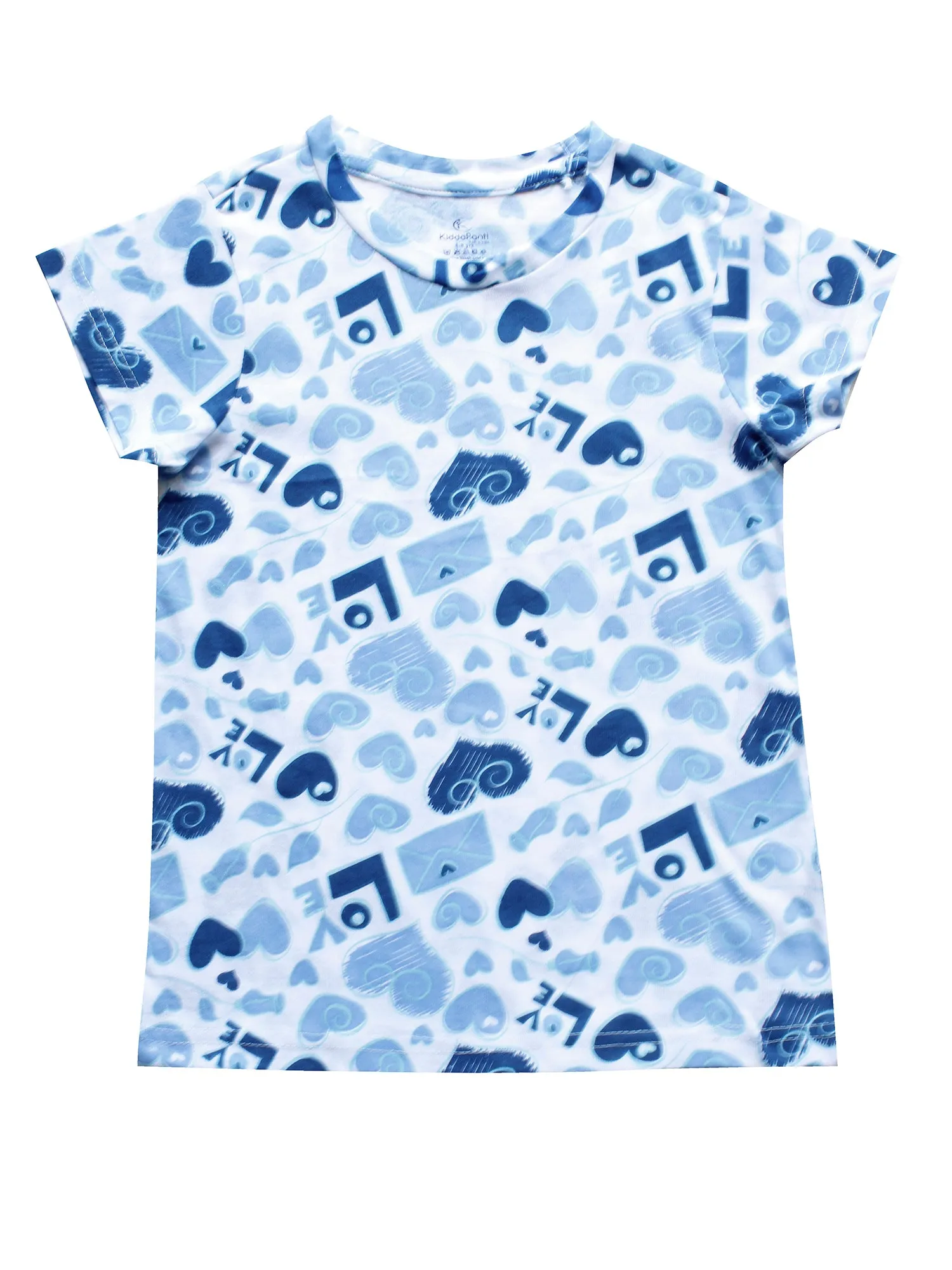Girls Half Sleeve Tee & Hot Shorts with Back pocket Set