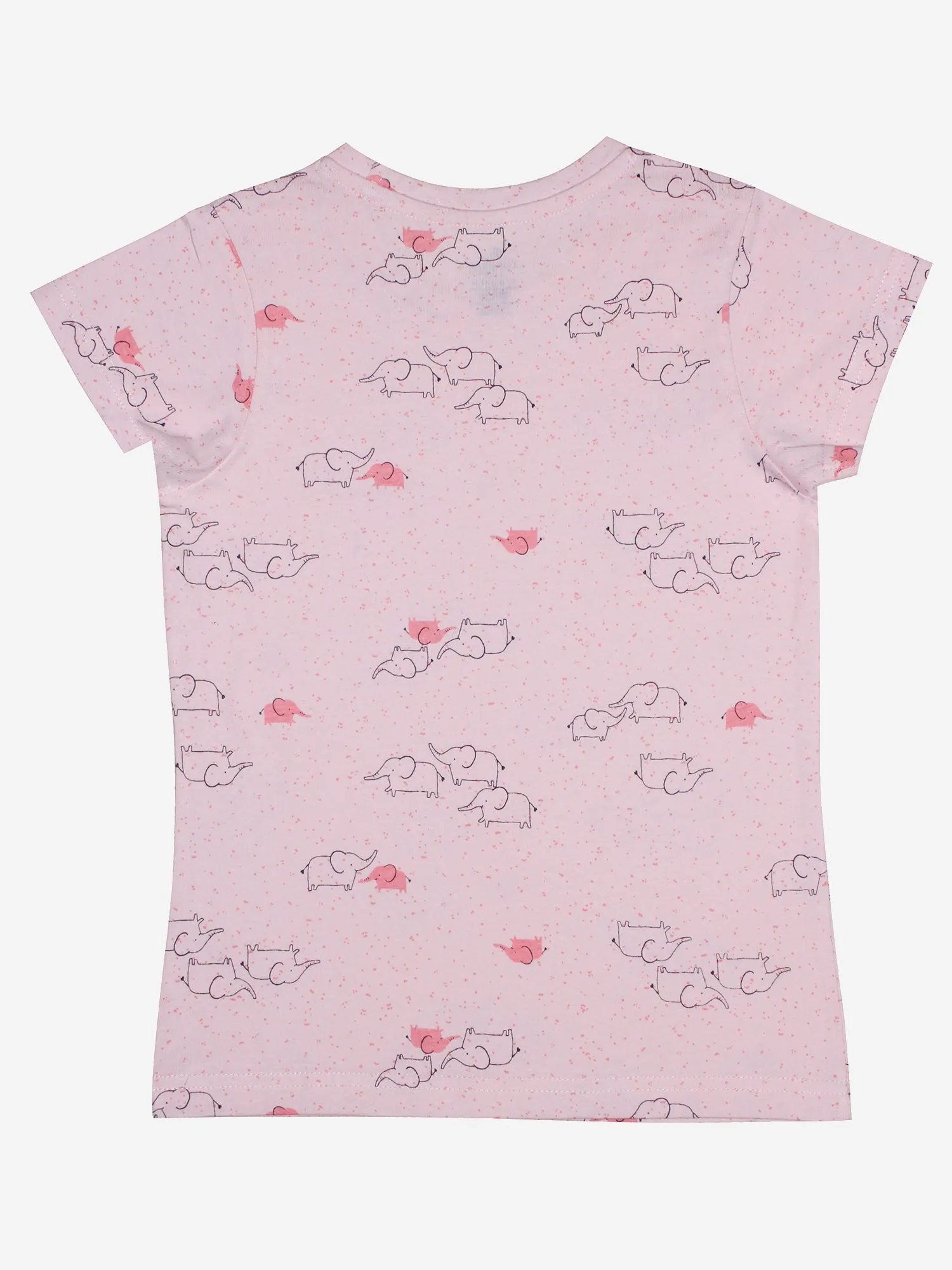Girls Half Sleeve Tee & Hot Shorts with Back pocket Set