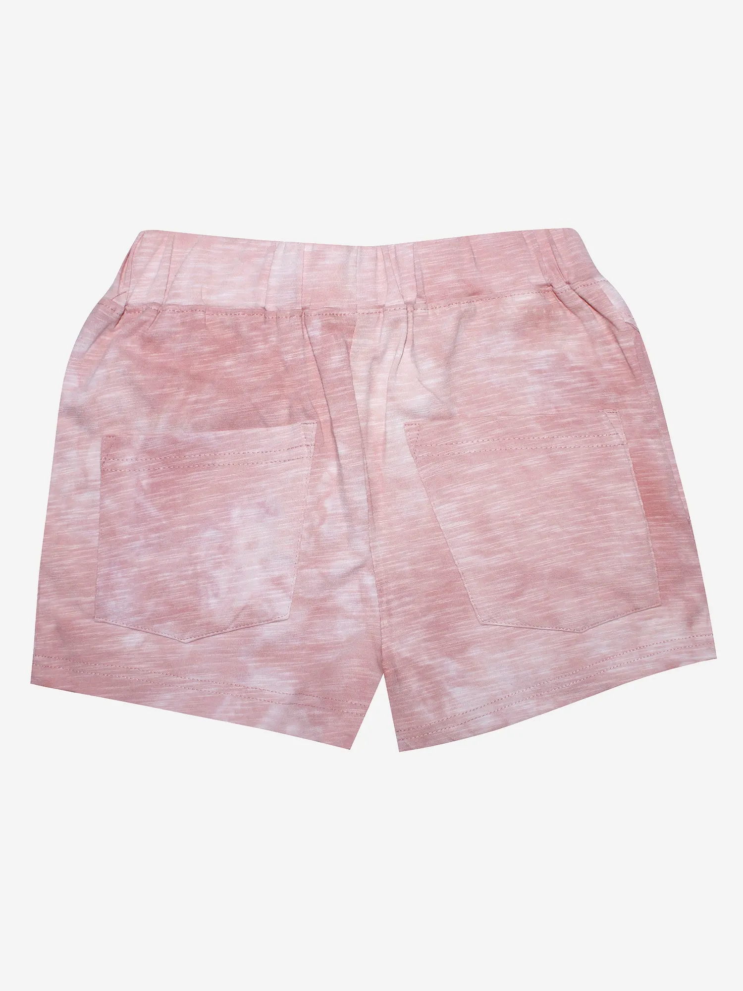 Girls Half Sleeve Tee & Hot Shorts with Back pocket Set