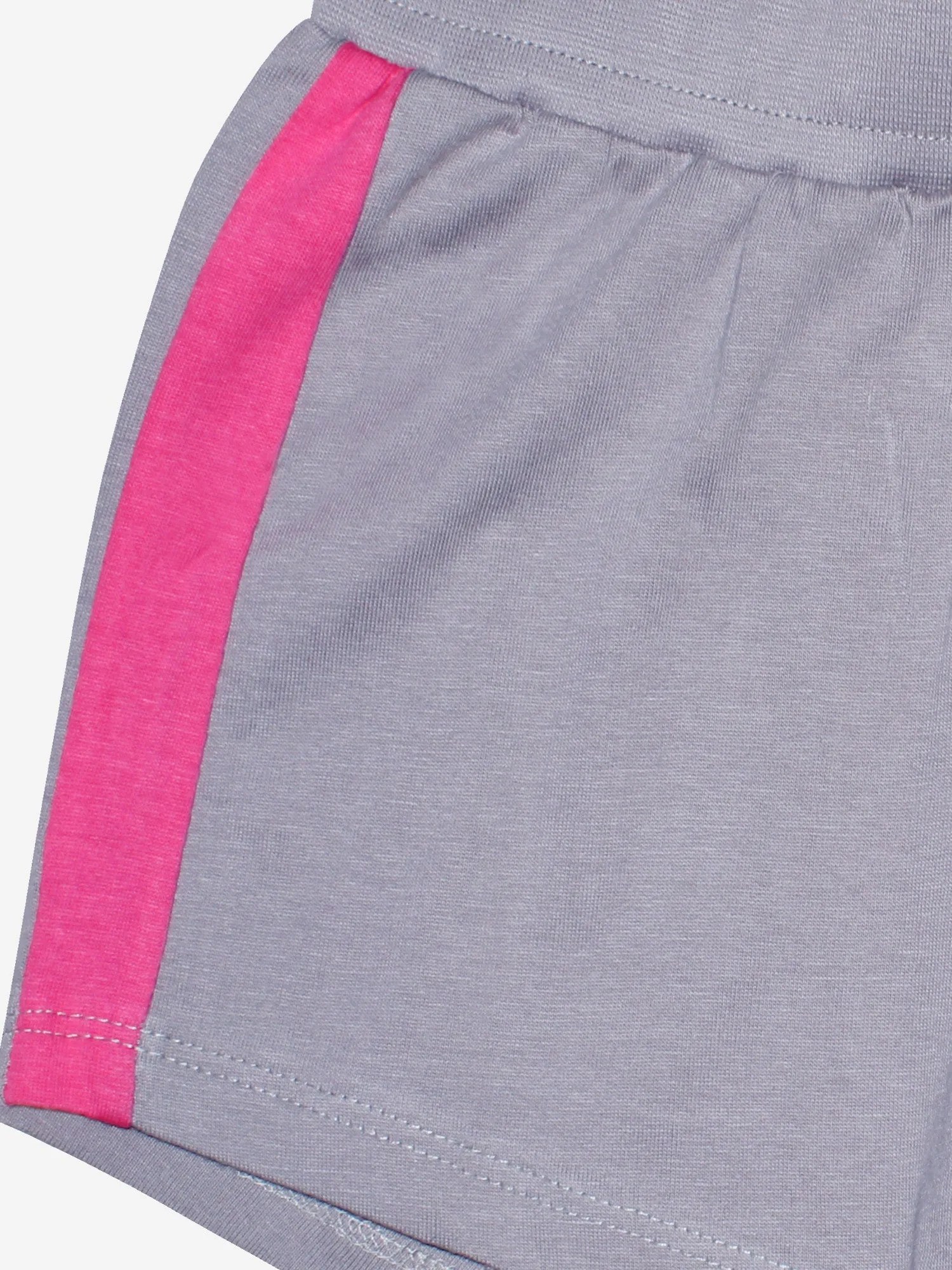 Girls Half Sleeve Tee & Hot Shorts with Back pocket Set