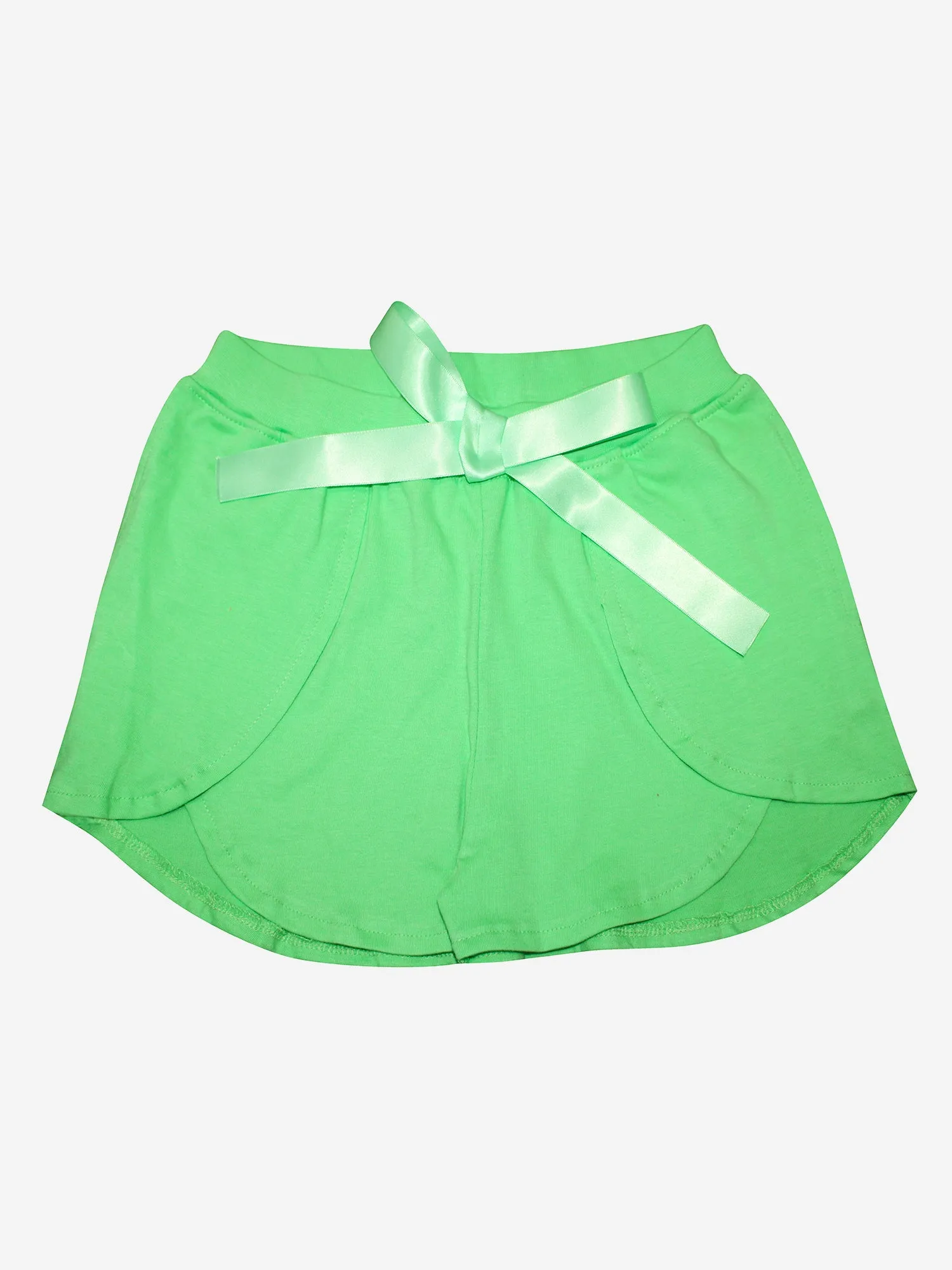 Girls Half Sleeve Tee & Hot Shorts with Back pocket Set