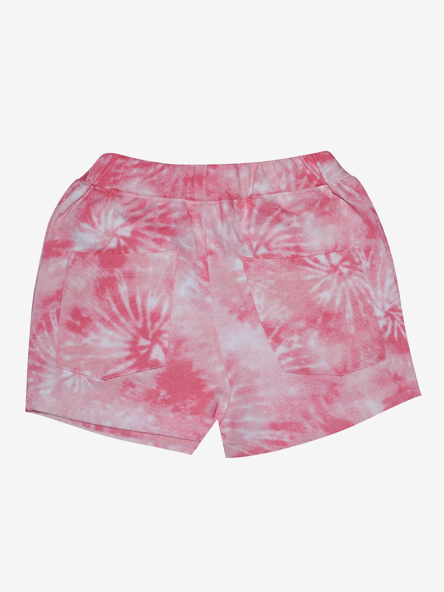 Girls Half Sleeve Tee & Hot Shorts with Back pocket Set
