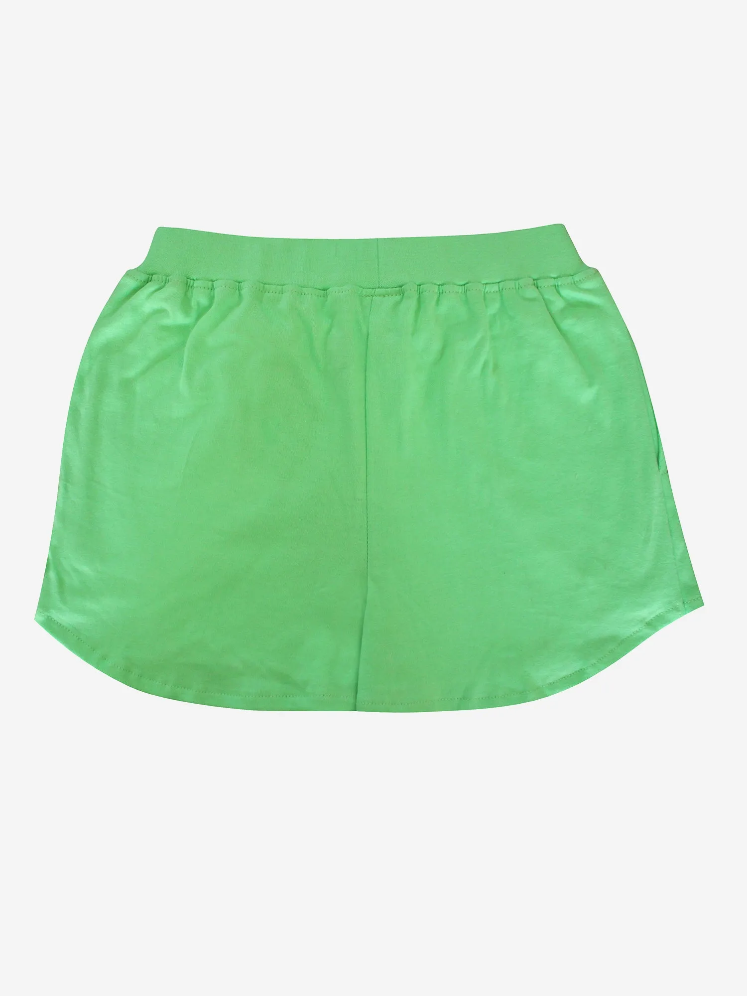 Girls Half Sleeve Tee & Hot Shorts with Back pocket Set
