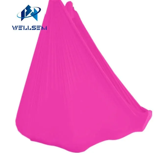 Gold 5m full sets Aerial Yoga Hammock Swing Trapeze AntiGravity Inversion equipment  daisy chain autolock carbiner  ring mount
