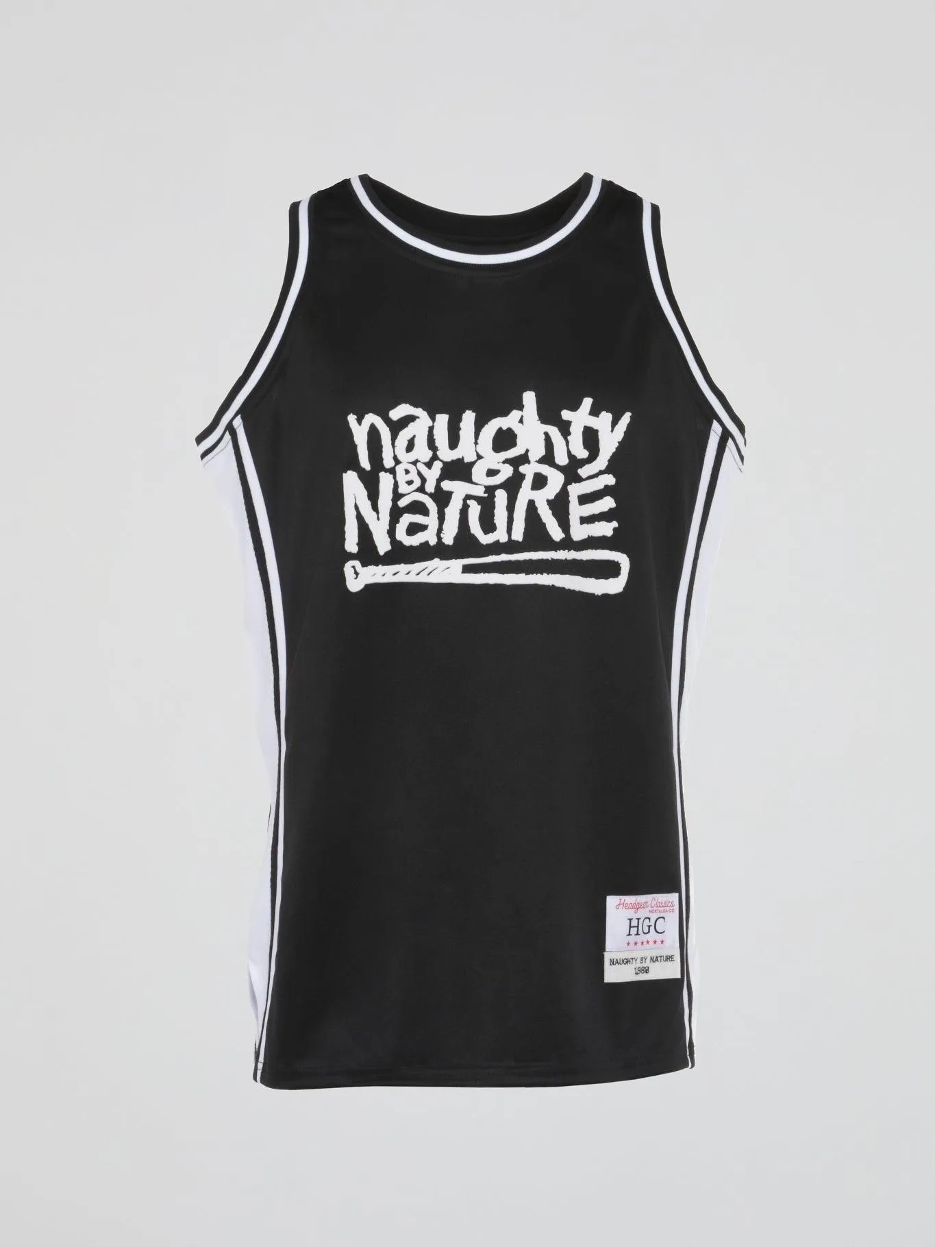 Headgear - Black Naughty By Nature Basketball Jersey