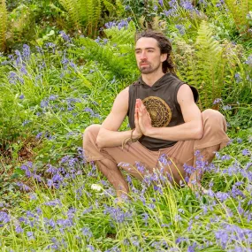 Hooded Singlet - Sri Yantra Print
