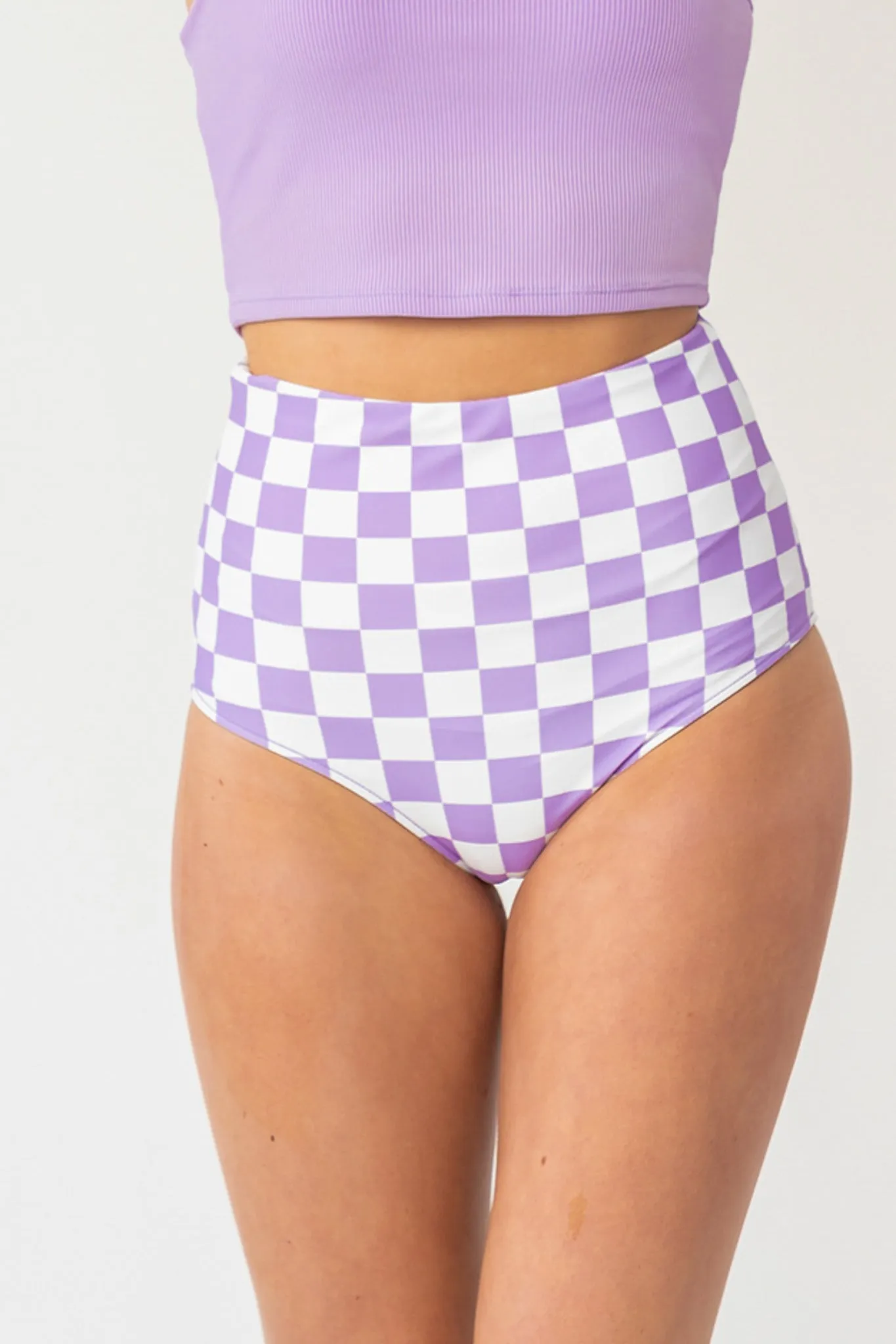Leisure Reversible Bottom | Lavender Love Check