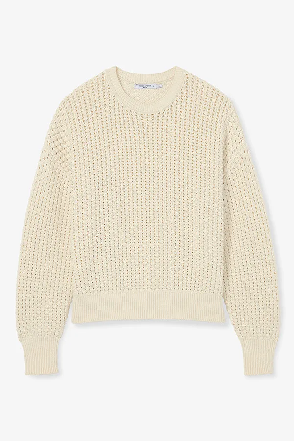 Liam Sweater - Popcorn Knit :: Coconut