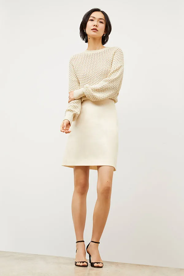 Liam Sweater - Popcorn Knit :: Coconut