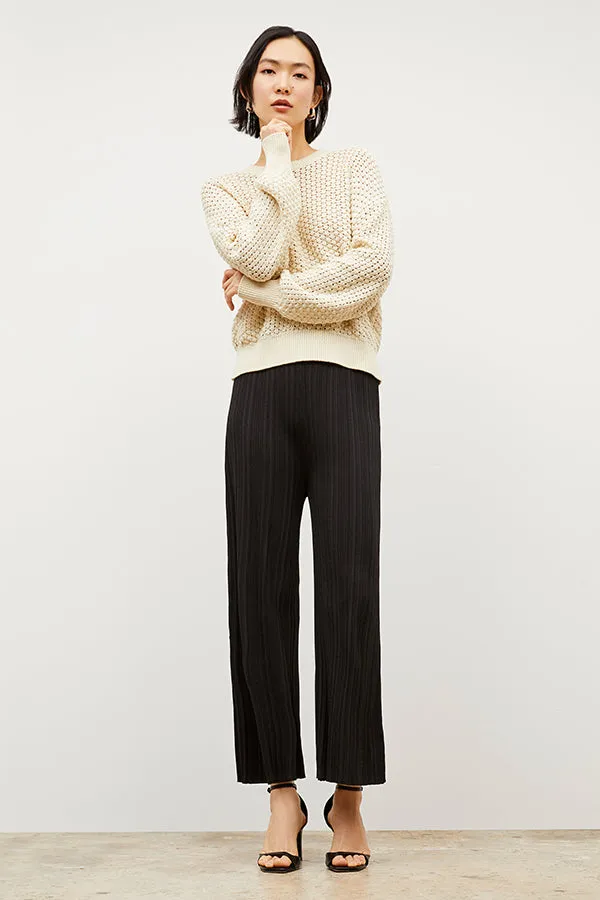 Liam Sweater - Popcorn Knit :: Coconut