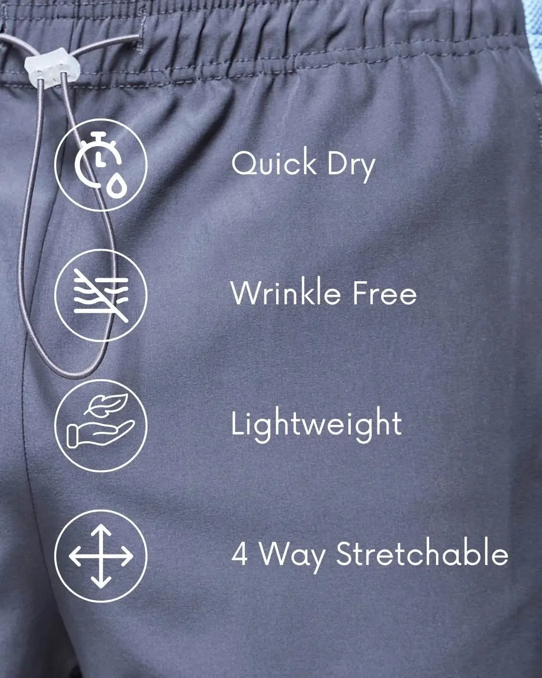 Light Blue Chase Rapid Dry Shorts