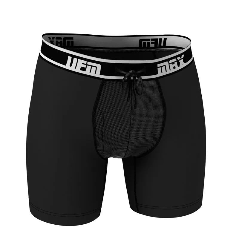 MAX Support 6 inch Boxer Briefs Polyester Gen 3.1 Black, Camo, Gray, Red & White