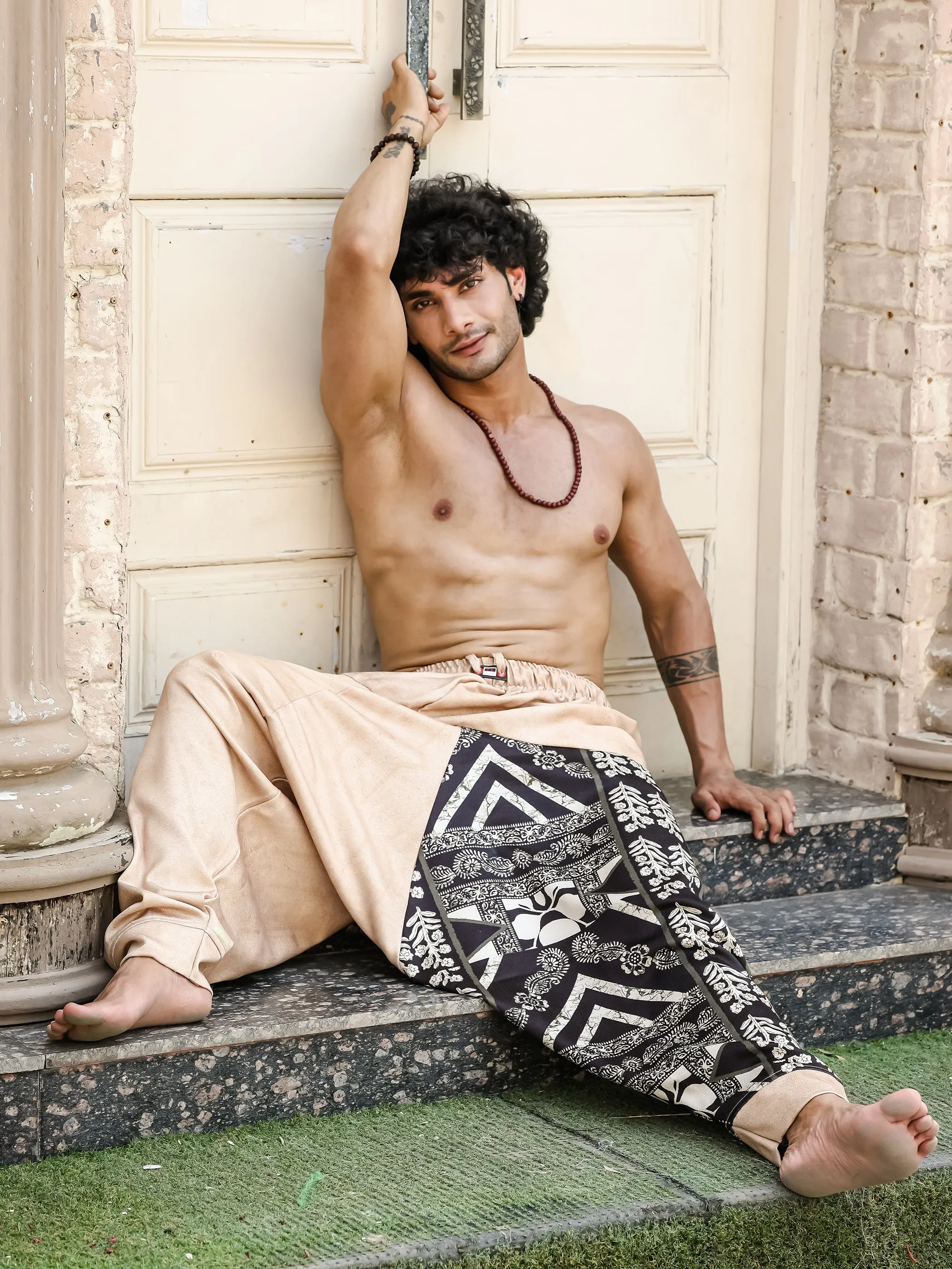 Men's Printed Hippy Harem Pants For Yoga Dance Travel