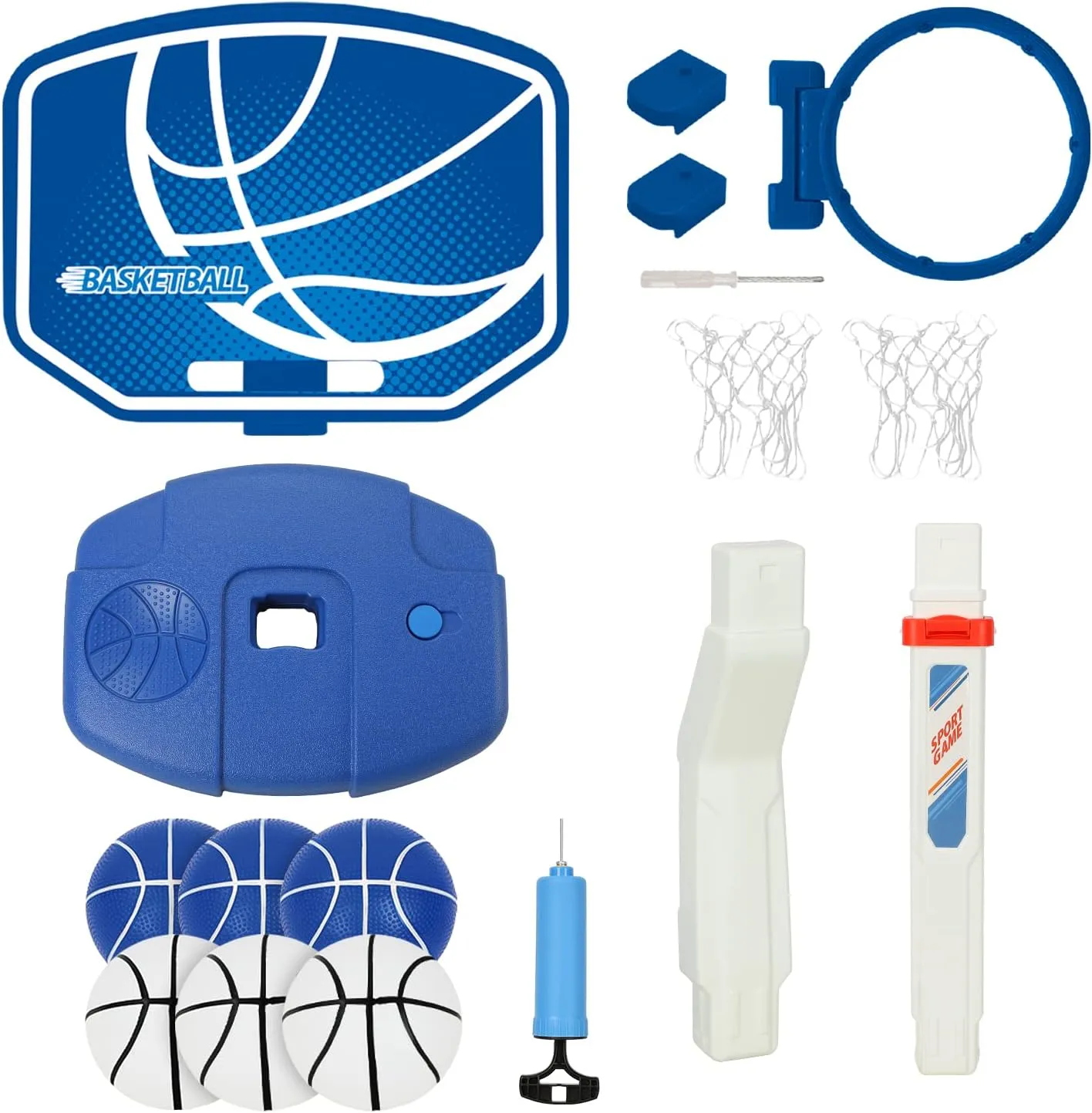 Mini Pool Basketball Hoop for Kids