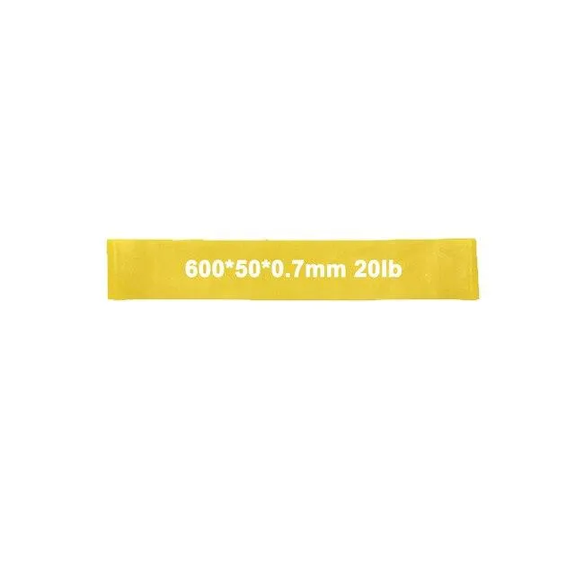 Nature Latex Rubber Gum Yoga Resistance Band Exercise Fitness Elastic Band Expander Hip Pilates Sport Training Workout Equipment
