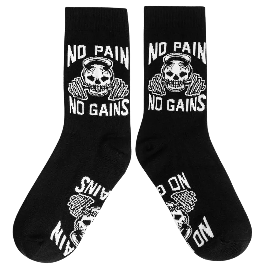 No Pain, No Gain - Crew Socks